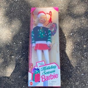 1990s special edition holiday season Barbie